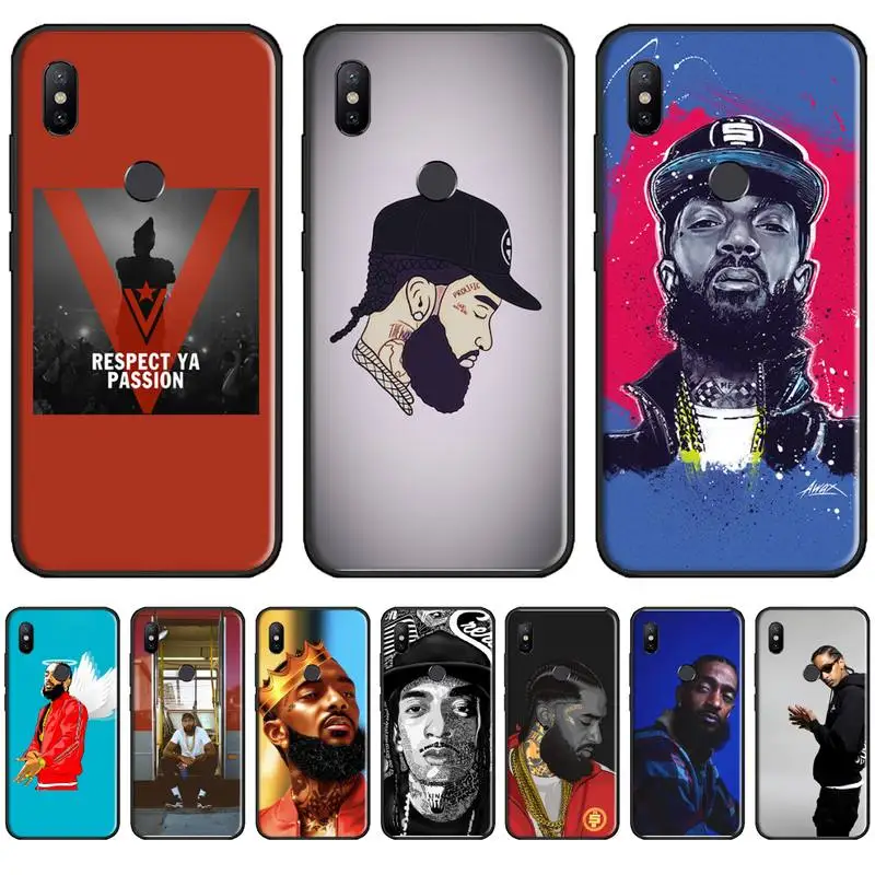

Nipsey Hussle Best Rap Performance Singer phone case for Xiaomi Redmi 7 9t 9se k20 mi8 max3 lite 9 note 8 9s 10 pro Soft Funda