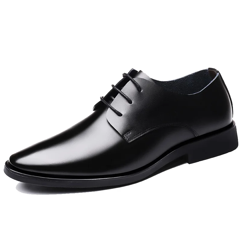 

Mazefeng Retro Bullock Design Men Business Formal Shoes Classic Pointed Toe Leather Shoes Men Oxford Dress Shoes Big Size 38-44
