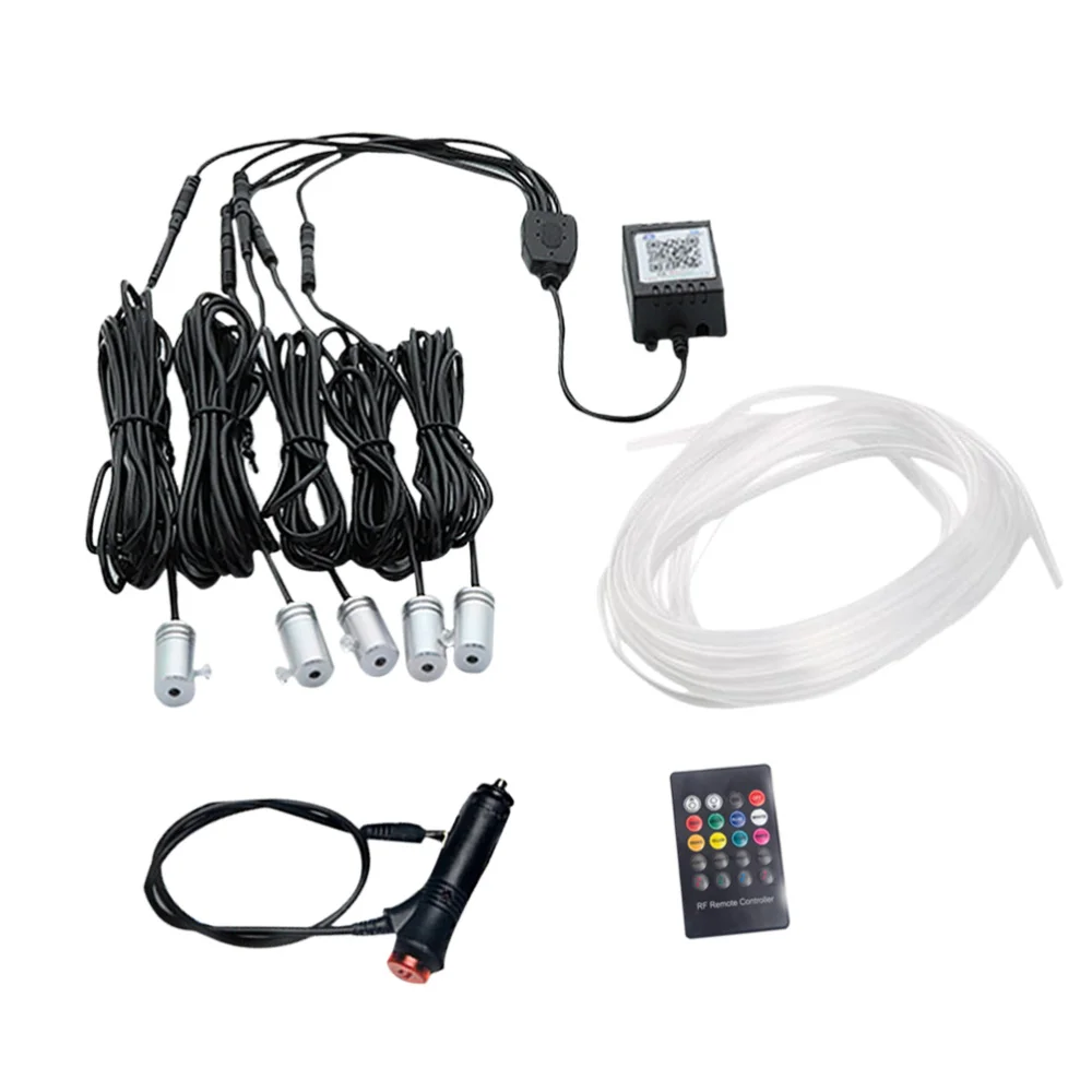 

Colorful Cold Light App Controls Bifurcated Line Light Guiding Atmosphere Lamp Panel Decorative Light (1 to 5 Cigarette Lighter