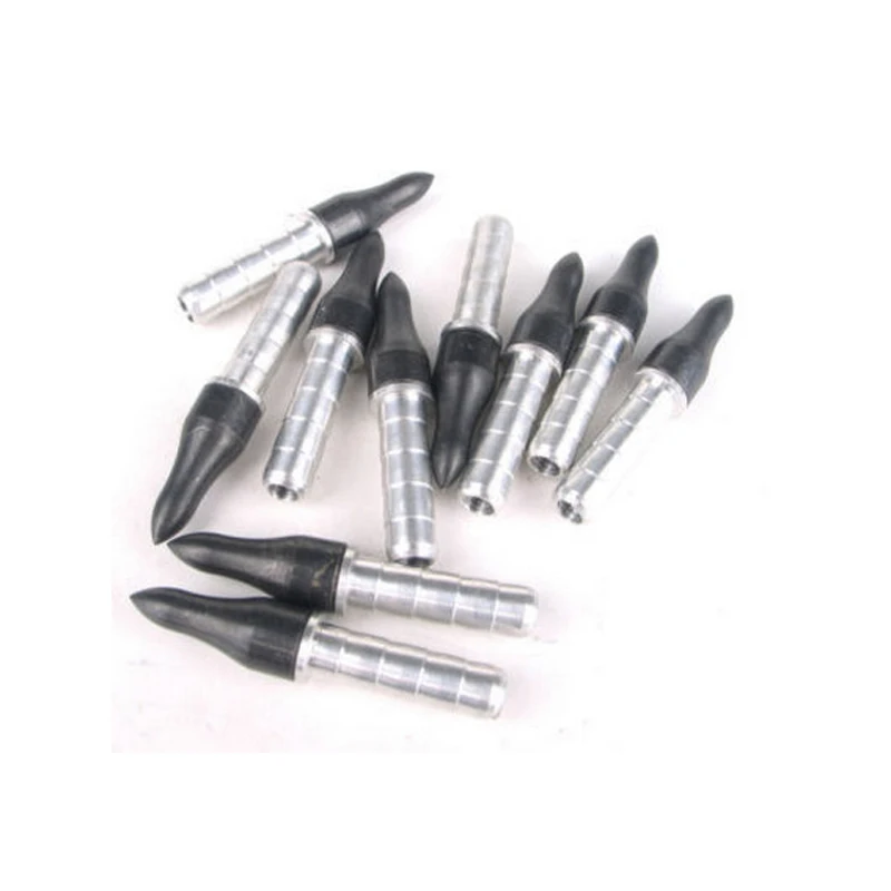 Карбоновая стрела с резьбой стрелы наконечниками стрел 100 зерна + 6 мм Алюминиевая