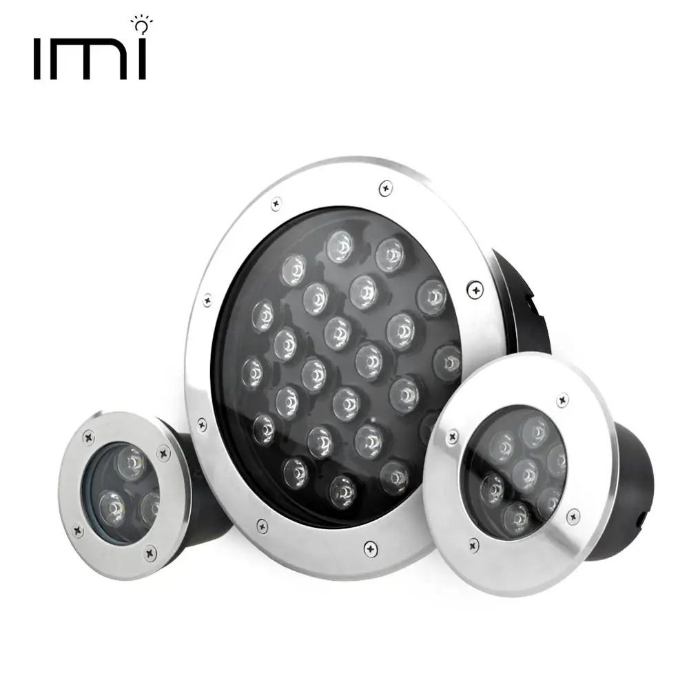 Светодиодный подземный светильник RGB декоративный открытый IP68 AC12V 24V утопленный водонепроницаемый светильник из нержавеющей стали