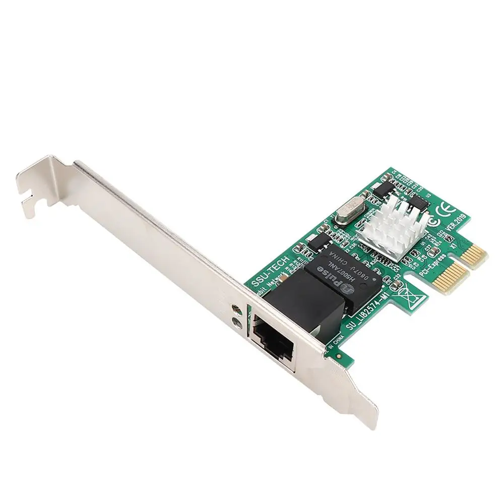 Настольный компьютер PCI E Gigabit LAN NIC Ethernet Сетевая карта для intel 82574L SU LI82574 M1|Сетевые