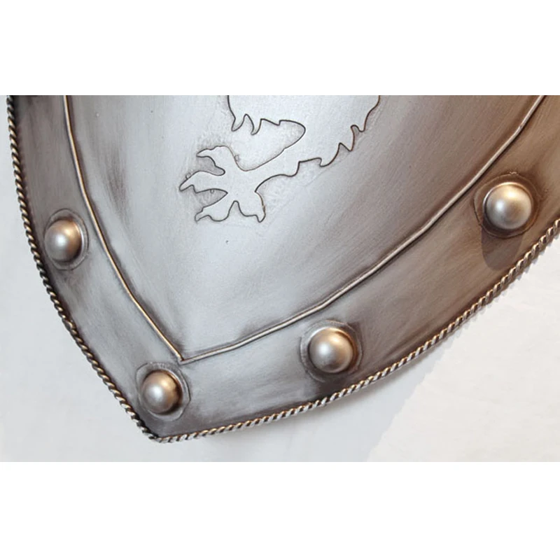 Verkauf Mittelalterlichen Retro Alte Rom Ritter Eisen Schild Ornament/Krieger Rüstung Wand Hängen Bar Restaurant Cafe Schaufenster Dekoration Salon