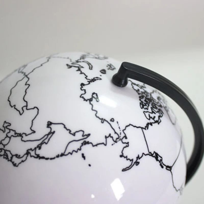 Ручная роспись Глобус ручная карта мира может быть раскрашена стираемой