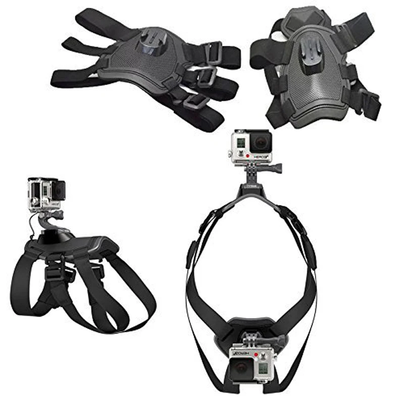 Крепление для собаки на грудь для Gopro Hero 7 6 5 4 session 3 OSMO SJCAM Xiaomi Yi 4K GO H9 PRO Аксессуары для камеры