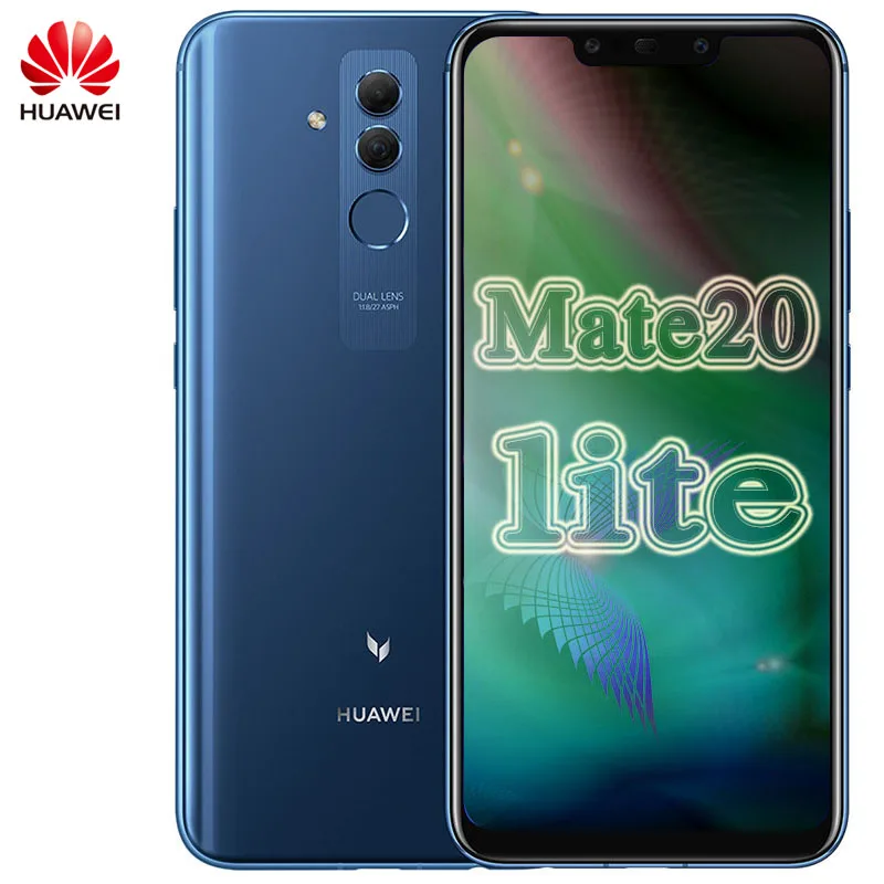 Глобальная версия huawei Коврики 20 lite мобильный телефон 4 Гб 64 6 3 дюймов Kirin 710 Octa Core
