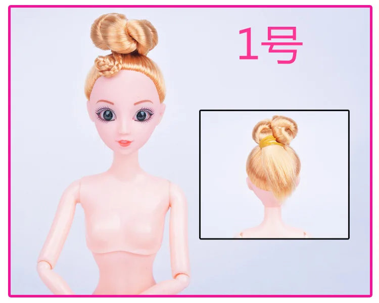 12 подвижных шарниров Игрушки Кукла тело с головой женская фигура обнаженное