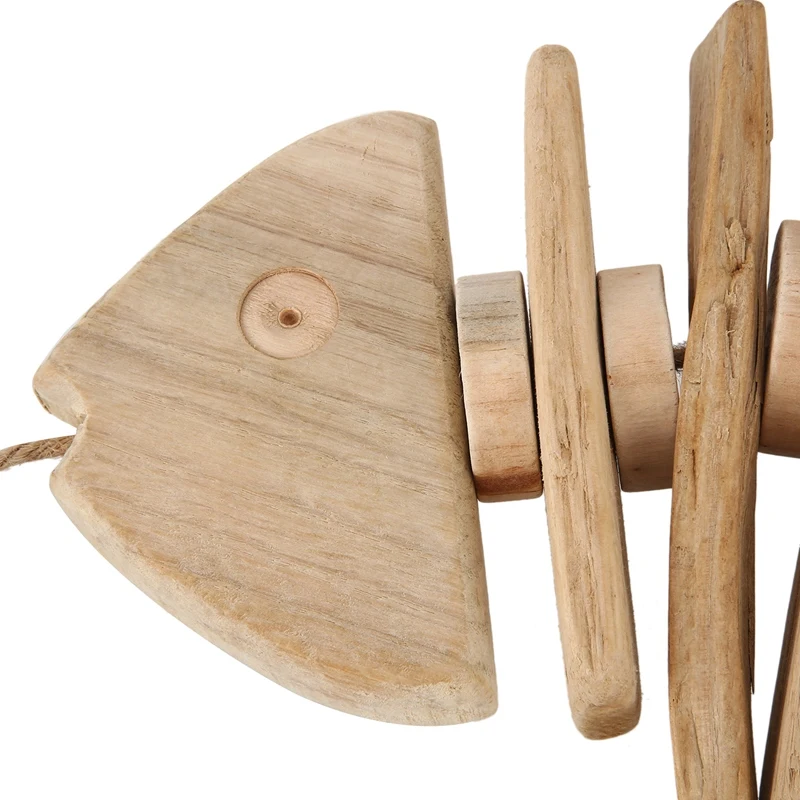 Скандинавское Средиземноморское деревянное украшение в виде рыбы для ресторана