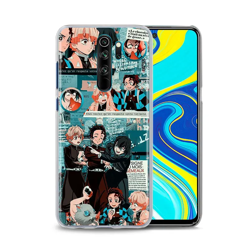 

Demon Slayer Anime Phone Case For Xiaomi Redmi Note 9S 10 Pro Max 9T 8 8T 9 Pro 8A 7 7A 9A 9C Hard Back Cover Shell Coque Capa