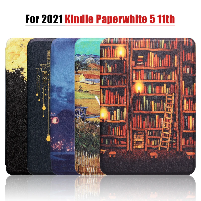 Магнитный смарт-чехол для всех моделей Amazon Kindle Paperwhite 5 подпись 11-е поколение 2021