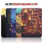 Магнитный смарт-чехол для всех моделей Amazon Kindle Paperwhite 5, подпись, 11-е поколение, 2021 дюймов, версия, Обложка AutoSleep Funda 6,8