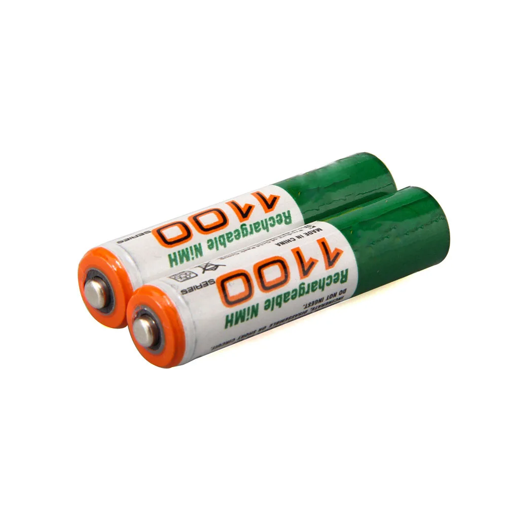 Новый 2 шт. AAA батареи высокое качество 1 V 1100MAH литий ионный перезаряжаемый фонарик