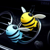 honey bee car air conditioning outlet fragrance cartoon decoration car interior fragrance shake small animal model solid perfume