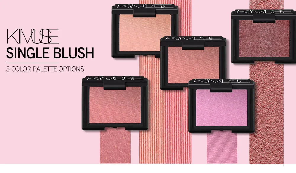 Kimuse Miao Color Monochrome Hyun-Color Blush Natural Ruddy Trimming Stereo Rouge Cross Border Hot Selling KS705 | Красота и здоровье