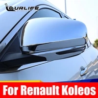 abs chrome car rear view rearview side glasses mirror cover trim for renault koleos 2 samsung qm6 2016 2021 accessories