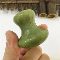 natural stone gua sha massage tool jade mushroom facial massager gouache scraper face lifting skin care guasha board
