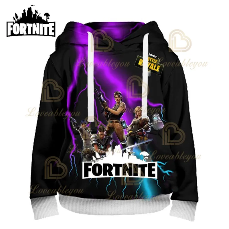 

Men and Women Fortnite Victory Shooter Kids Hoodie Sweatshirt Hero Battle Royale Tops Boys Girls Cartoon Tops Boys Clothes