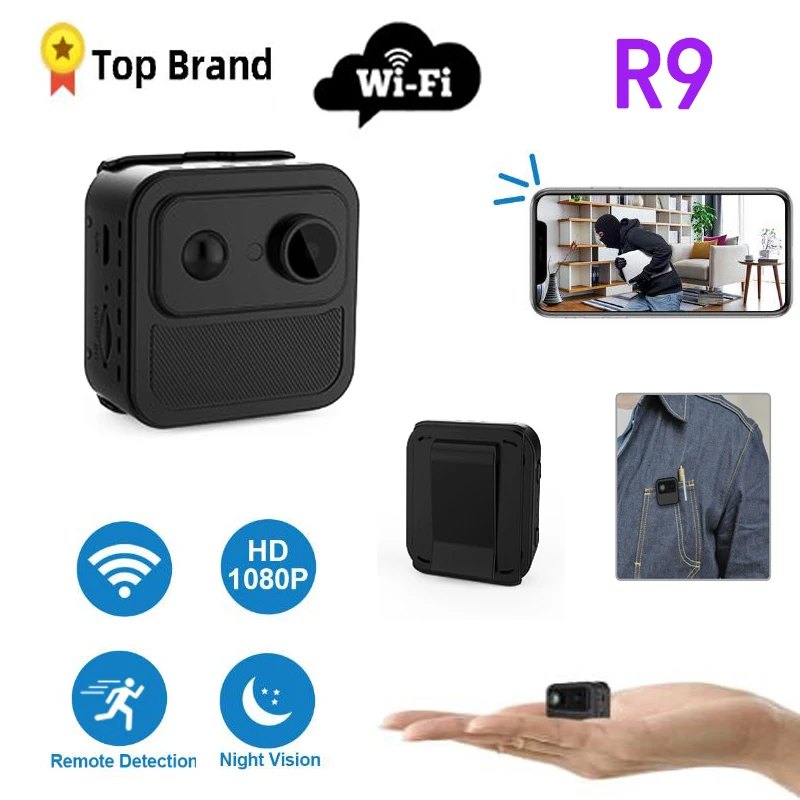 

1080P HD мини Wi-Fi камера ночного видения мобильный мониторинг ip-камера с низким энергопотреблением длительный режим ожидания Беспроводная фот...