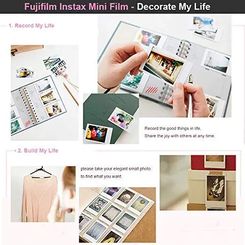 Белая бумага для мгновенной печати Fujifilm instax mini фотобумага Instax MINI 9 20 100 листов