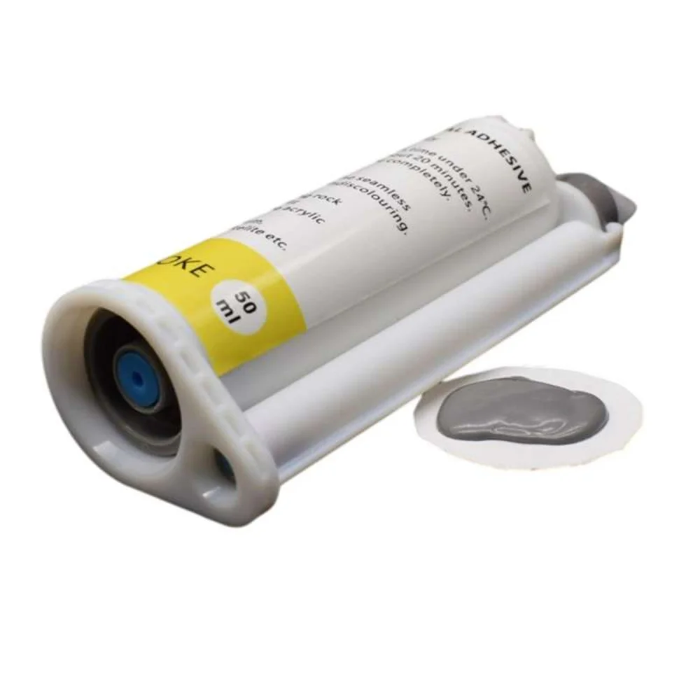 

Grey/Black/White 10:1 50ml Acrylic Adhesive Glue Bond Wood Metal Ceramic Glass Plastic Stone Quartz Granite Seamless Splicing