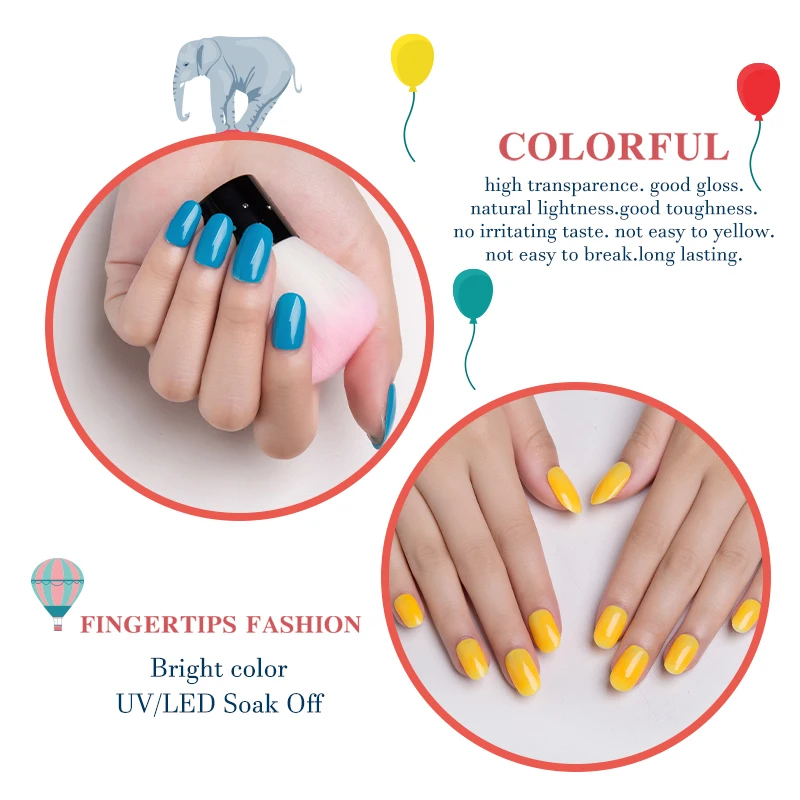Популярный Гель-лак NAILCO для ногтей Летняя система холодных цветов горчичный