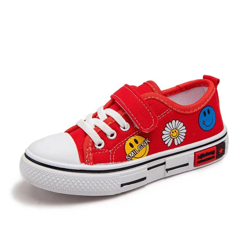

Shoes for Girls Women 2021 New Spring Canvas Shoes Cartoon Kids Baby Girl Sneaker Fashion Breathable Casual Shoes 3-16years