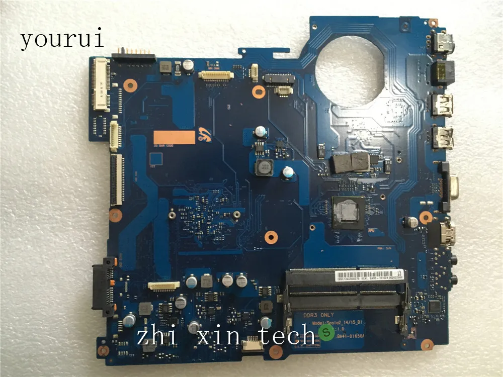 yourui  High quality For BA92-10152A BA92-10152B BA41-01650A For Samsung NP-RV510 RV515 Laptop motherboard DDR3 Tested working