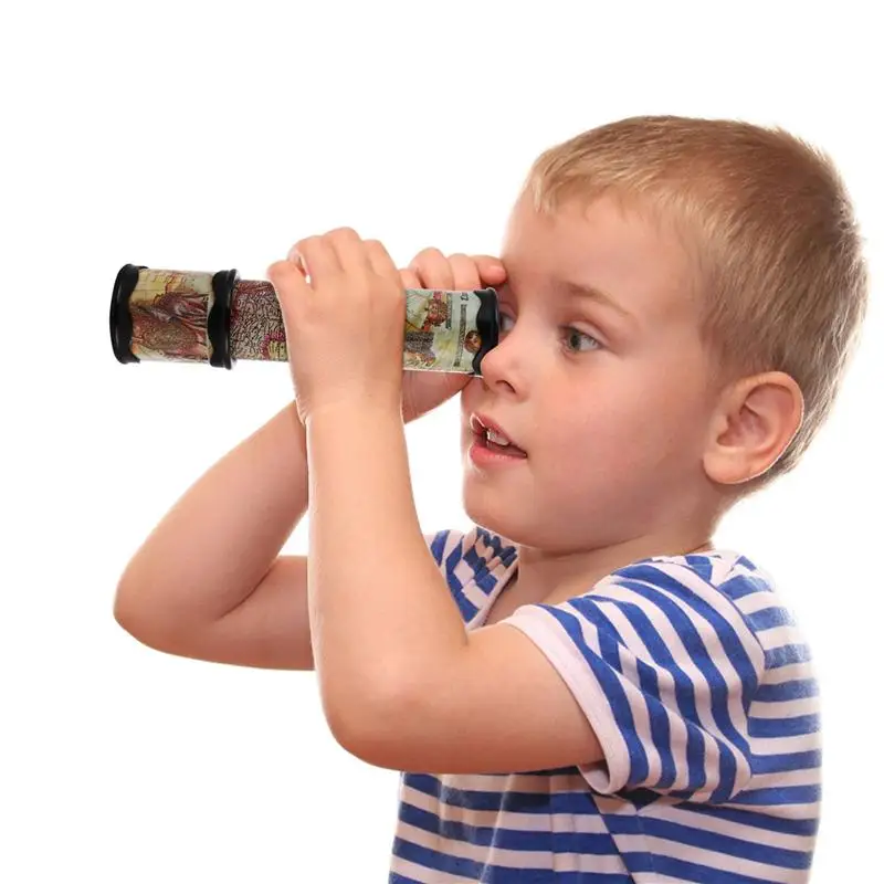 

1 шт. калейдоскоп игрушка забавные детские развивающие игрушки вращающийся калейдоскоп