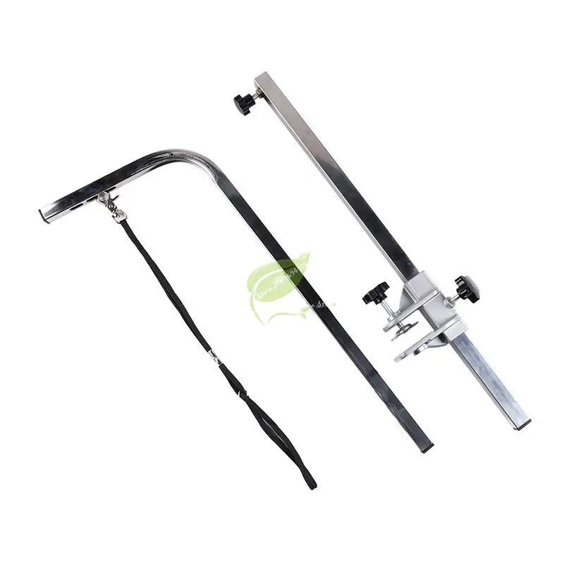 105cm Pets Steel Suspension Grooming Bracket with Sling adjust Metal Table arm Support Dog Cat Holder for Bath Desk Pet Product | Дом и сад