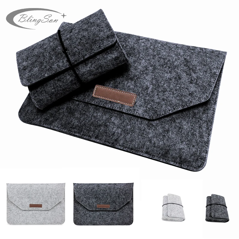

Laptop Bag Soft Bussiness Wool Felt Sleeve Bag Case For Apple Macbook Air Pro Retina 13 for 13.3 inch Laptop Notebook Bags