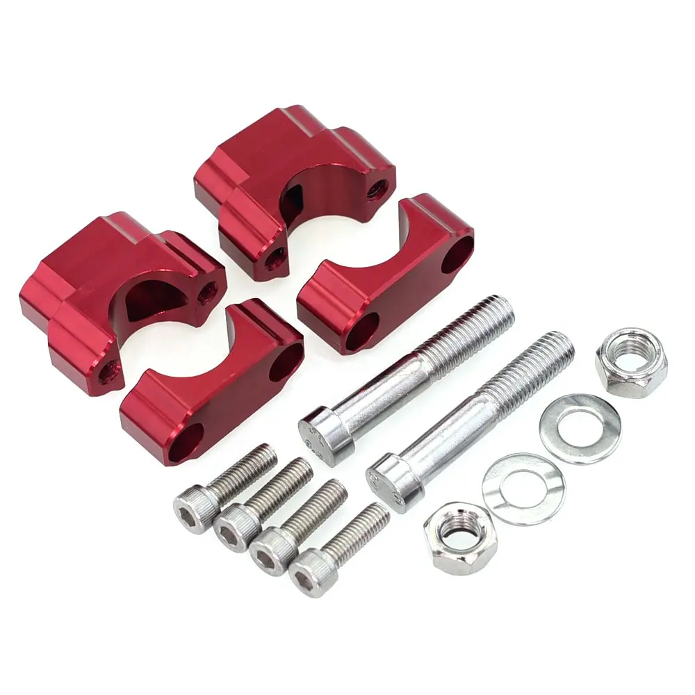 

Motorcycle CNC 11/8" 28mm Handlebar Fat Bar Risers Mount Clamp For KAWASAKI KX125 KX250 KX450 KX250F KX450F SUZUKI RMZ250