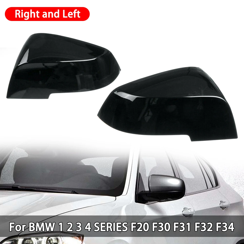 

2Pcs Wing Mirror Cover For BMW 1 2 3 4 Series F20 F30 F31 F32 F34 F36 Left &Right ABS High Quality Auto Accessories