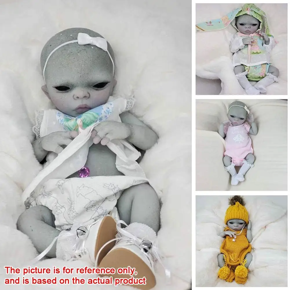15inch Reborn Doll Kit Imani Alien Baby Premie Sise Lifelike Soft unassembled doll | Dolls