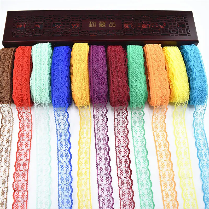 10 двор с кружевными лентами для needlework22MM DIY Швейные вышивка африканская кружевная