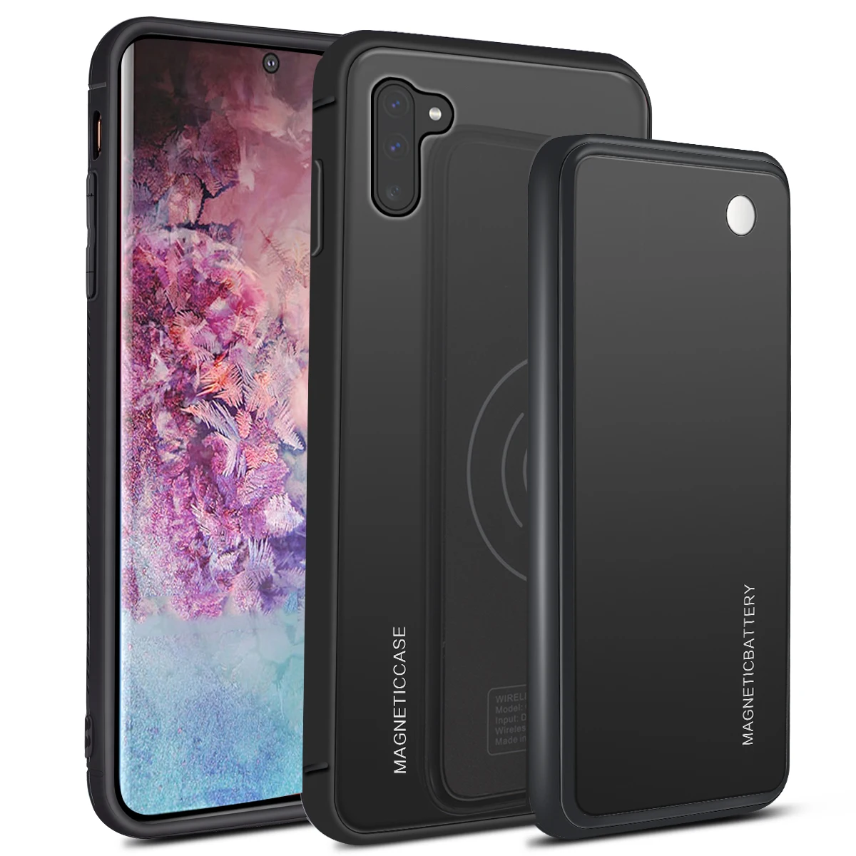 Galaxy Note 10 Для samsung Galaxy S10/S9/S10e/S10/Note 10/S8 S9 S10 Note 10 Plus чехол с 5000 мАч беспроводным зарядным устройством - Цвет: Galaxy Note 10
