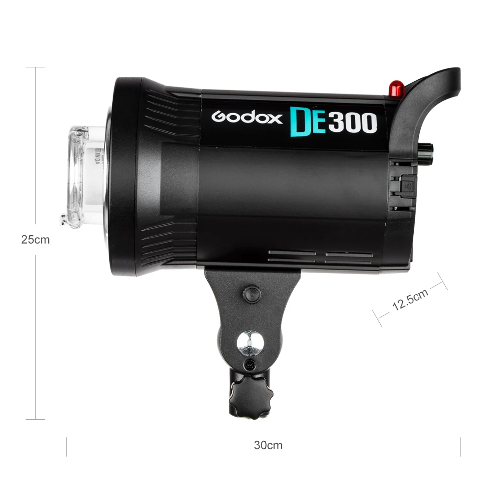 Godox DE300 300W Strobe Photo Studio Flash Light Lamp 300Watts for Portrait Fashion Wedding art Photography | Электроника