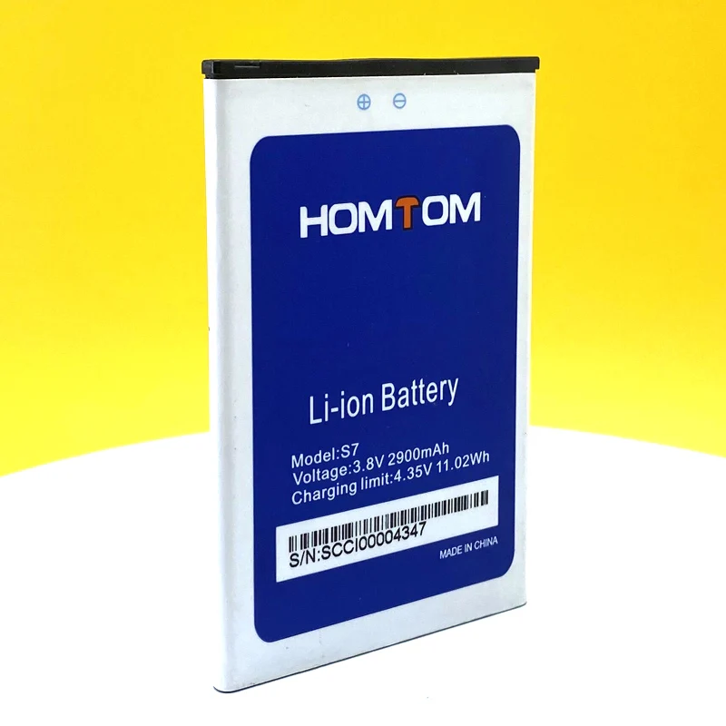 

New Original 2900mAh Battery For Homtom S7 Smart Mobile phone In Stock With Tracking Number