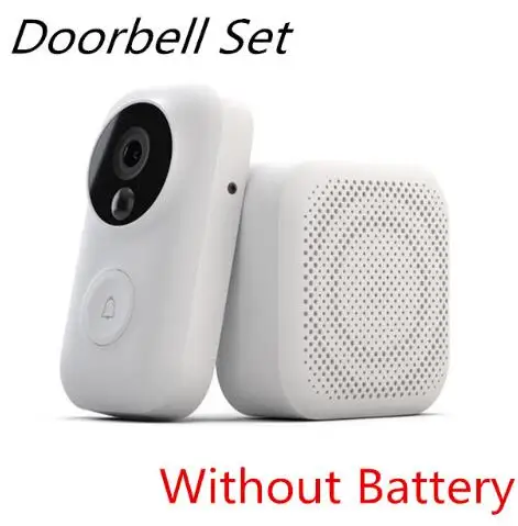 Xiaomi AI Face сенсорный экран Bluetooth 5,0 динамик цифровой дисплей Будильник WiFi умное соединение с видео дверной звонок - Цвет: Doorbell Set