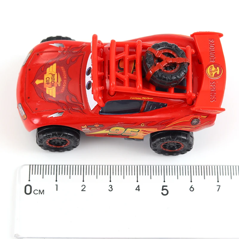 Disney Pixar Cars 2 3 Lightning McQueen Mater Jackson Storm Ramirez 1:55 литой металлический автомобиль красный