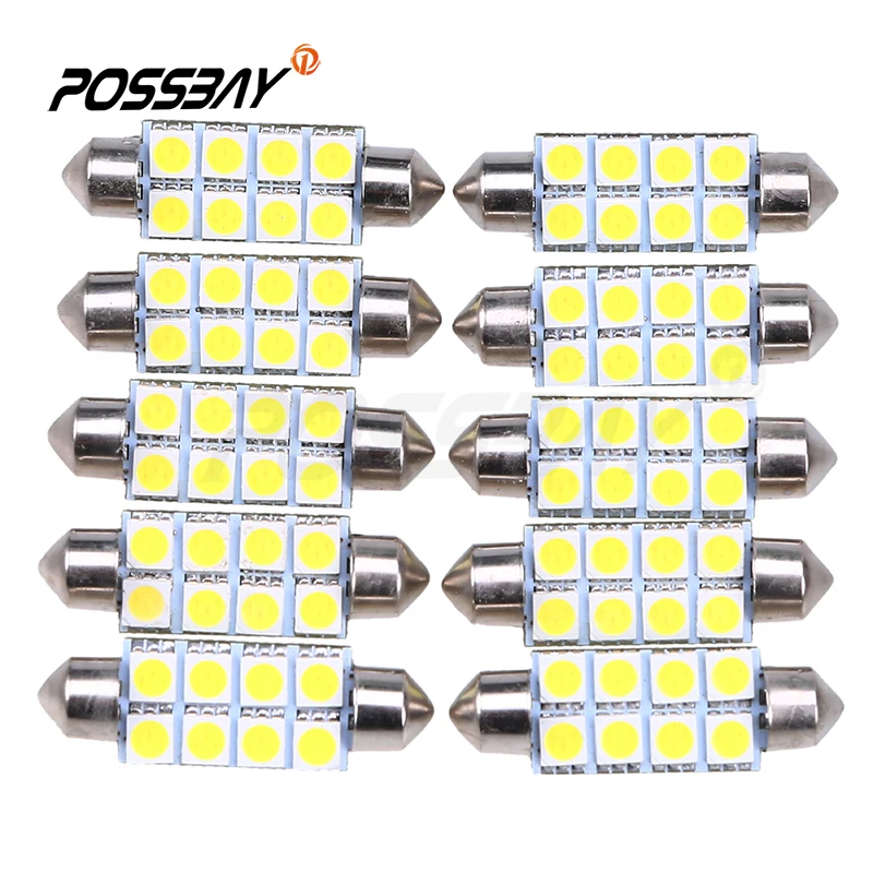 10 шт 39mm 5050 8 smd универсальный грузовик/автомобилей высокой мощности газа экономии
