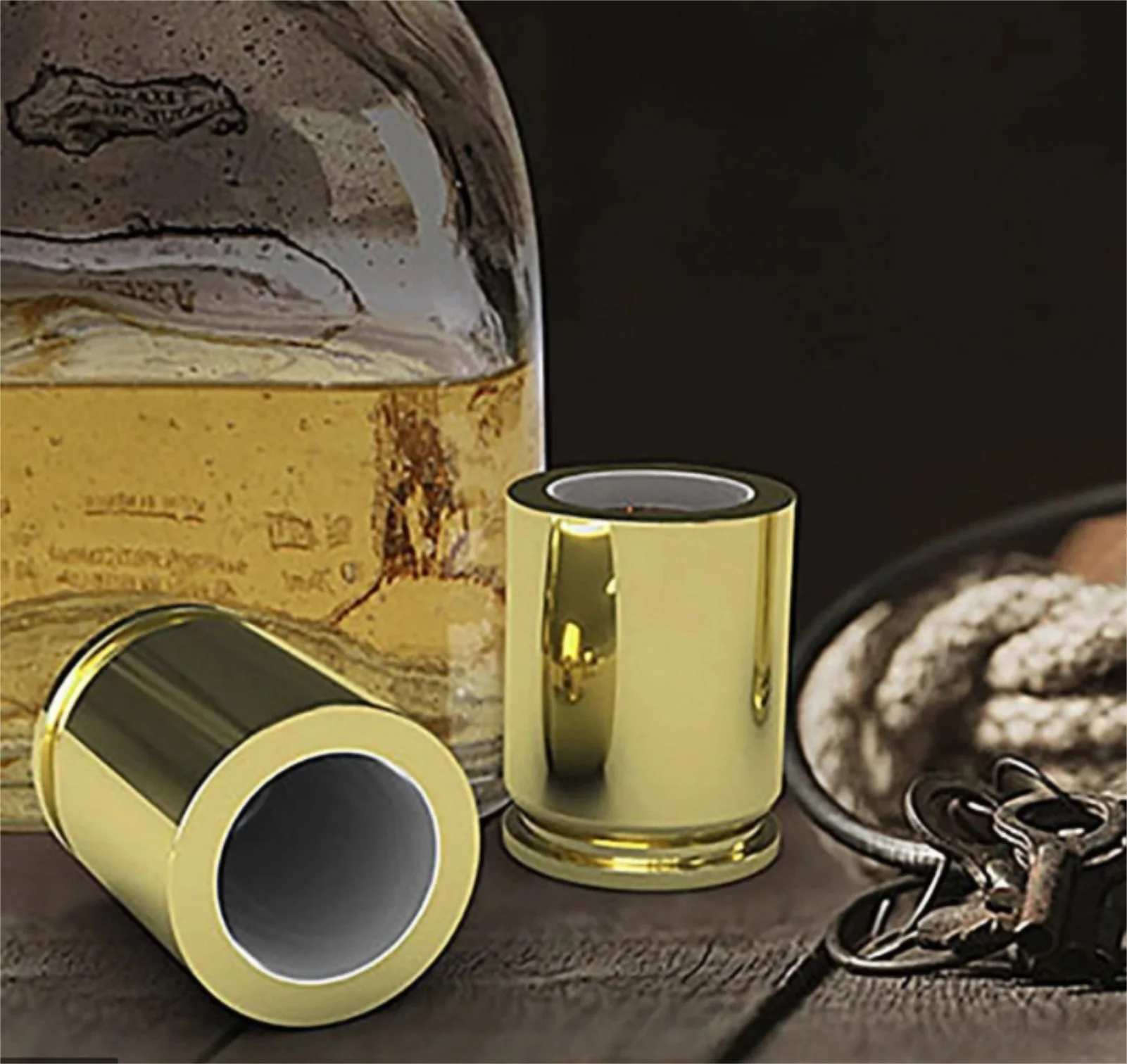 2 предмета высокое качество Нержавеющая сталь выстрел Стекло бармен es Калибр