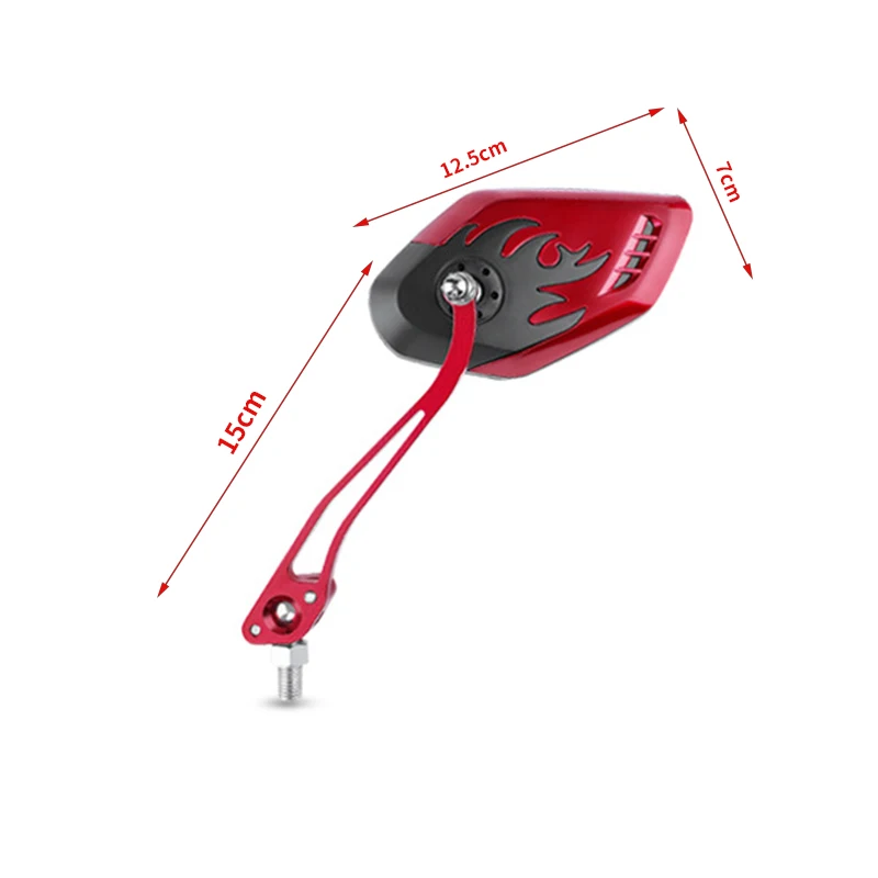 

Bike Mirrors Adjustable Blast-Resistant Bike Mirror Rotatable Rearview Glass for MTB Road Bike Folding Bike Scooter