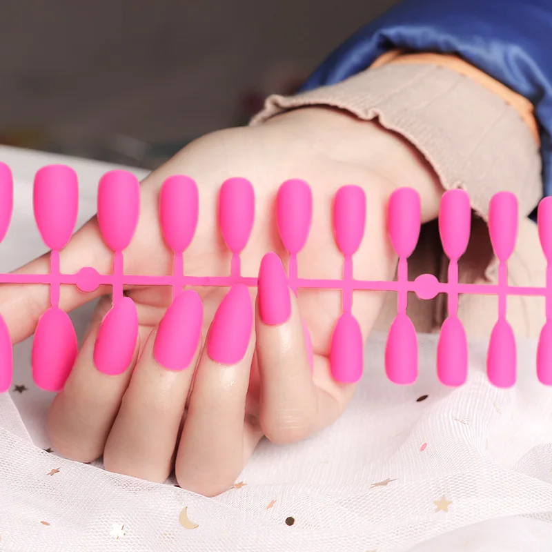 Накладные ногти матовые полностью Отделяемый 24 шт. | Красота и здоровье