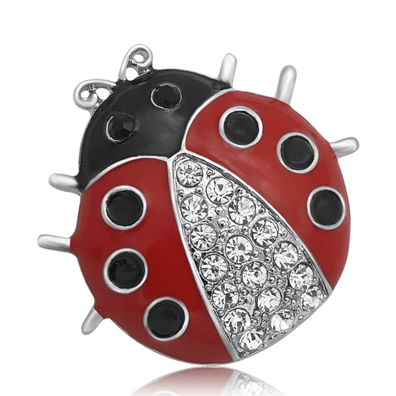 Красивая Милая Божья коровка Стразы панда Морская звезда металлические кнопки 30