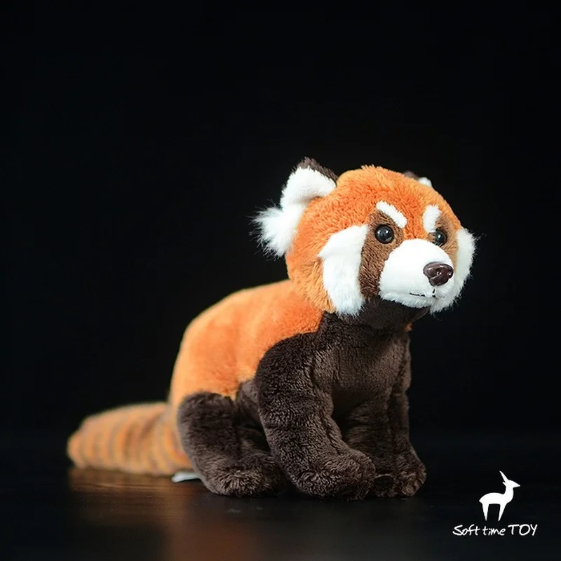 17CM Simulation Red Panda Stuffed Animal Cute Plush Toys Kawaii Dolls For Audlt Kids Boys Girls Gift