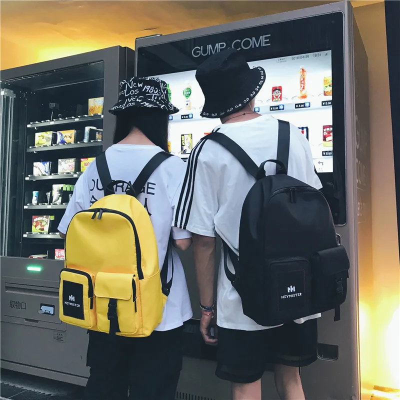 

GOUSTER 2019 Women Men Unisex Backpack Trend Teenager Schoolbag Couples Back Pack High quality Fold Travel Bag Waterproof Oxford