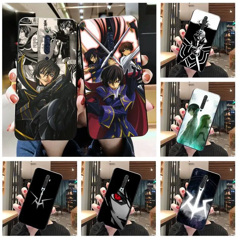 Чехол для телефона с аниме кодом Geass Letouch Oppo A5 A9 2020 Reno2 z Renoace 3pro Realme5Pro|Бамперы| |