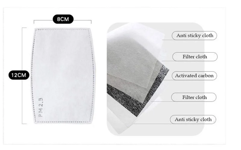 Маска для лица против пыли взрослых и мужчин многоразовая маска моющаяся