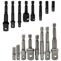 wrench sleeve power drill socket adapter bits hex drill nut driver shank 14 38 12 connecting rod head extension drill bits