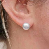 fashion natural multicolor baroque pearl silver stud earrings gift thanksgiving freshwater valentines day easter jewelry